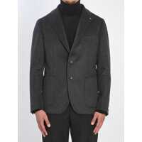 Geci Single-Breasted Cashmere Jacket Barbati