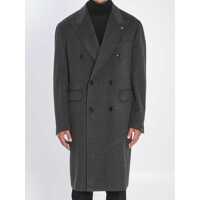 Paltoane Pino Lerario Double-Breasted Coat Barbati