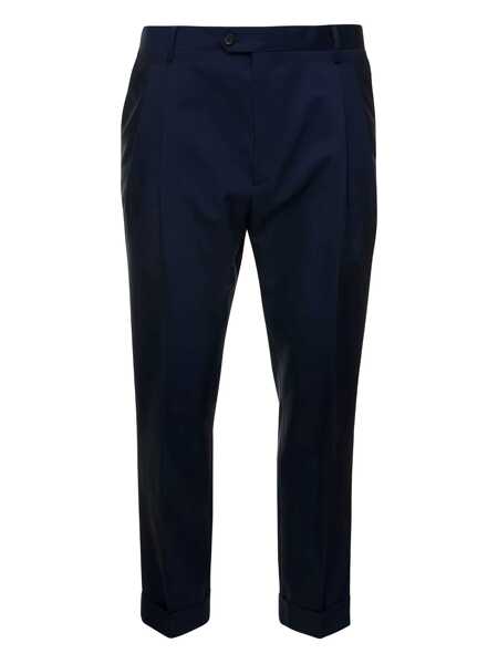 Pantaloni REVERES 1949 Blue Tailored Trousers In Wool Blend Man BLUE Barbati (BM 18935037) 1
