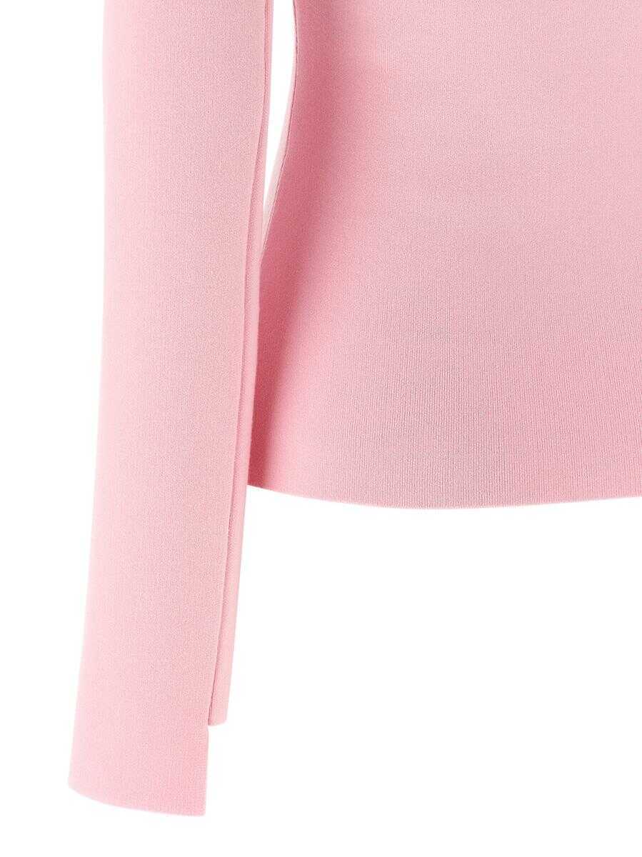 Pulovere COURRGES Courrges Interlock Viscose Sweater PINK Femei (BM 18935199) 4