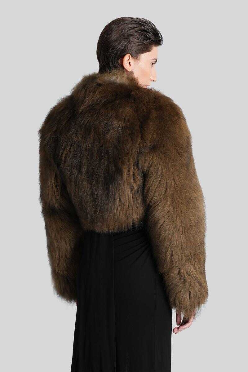 Geci Blumarine Blumarine Fur & Shearling BROWN Femei (BM 18935244) 3
