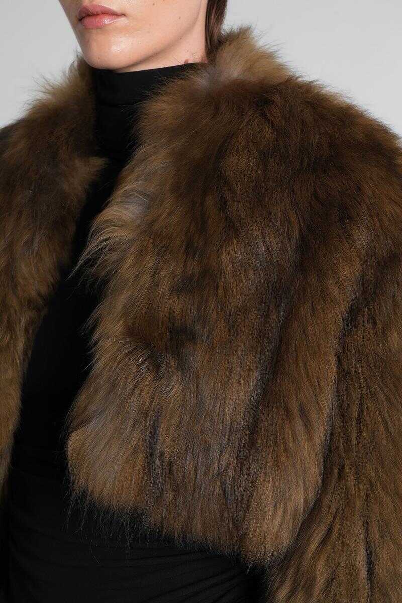 Geci Blumarine Blumarine Fur & Shearling BROWN Femei (BM 18935244) 5