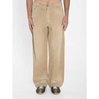 Pantaloni Beige Cargo Jeans Barbati