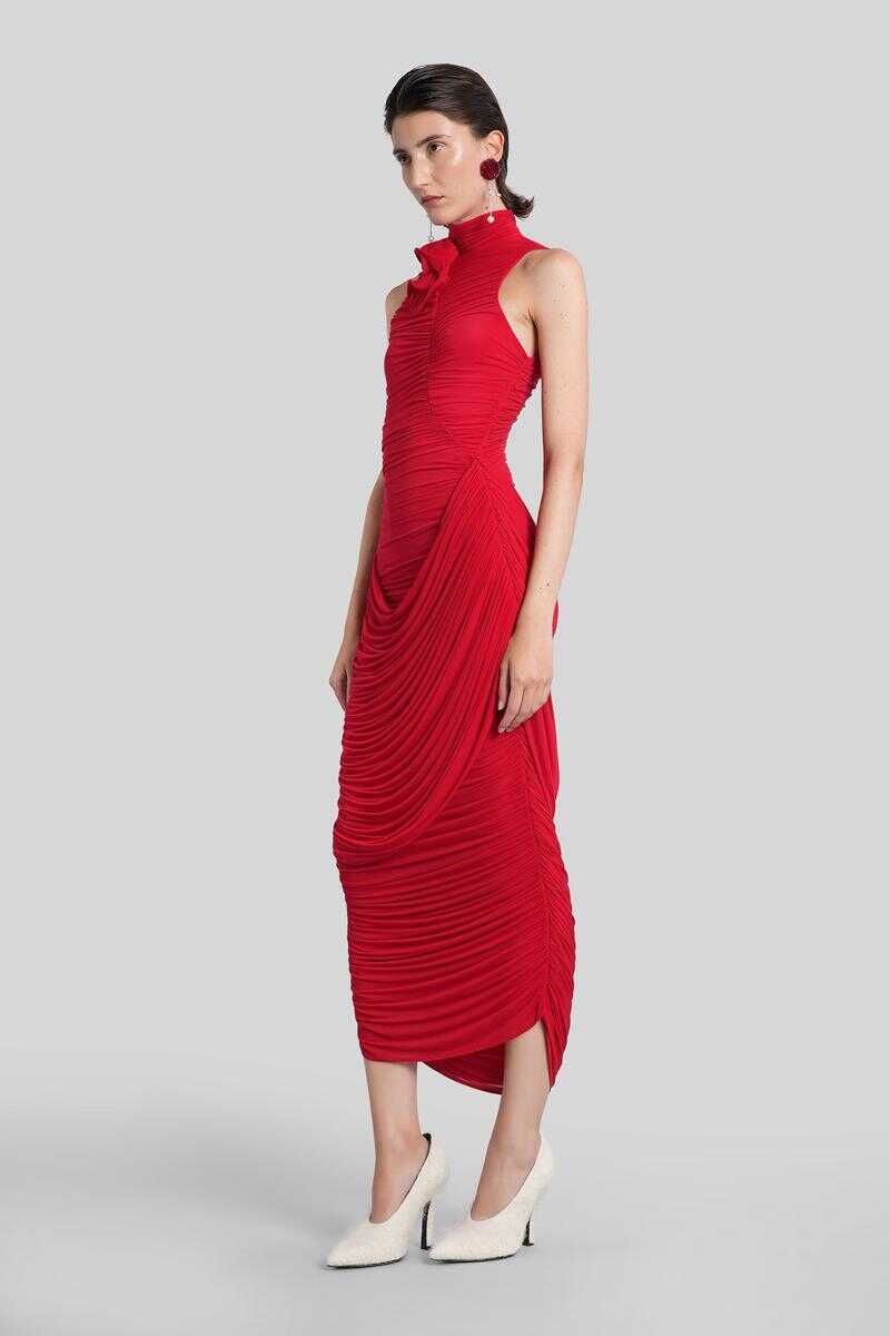 Rochii Magda Butrym Magda Butrym Dress 07 Long Dress RED Femei (BM 18935313) 4