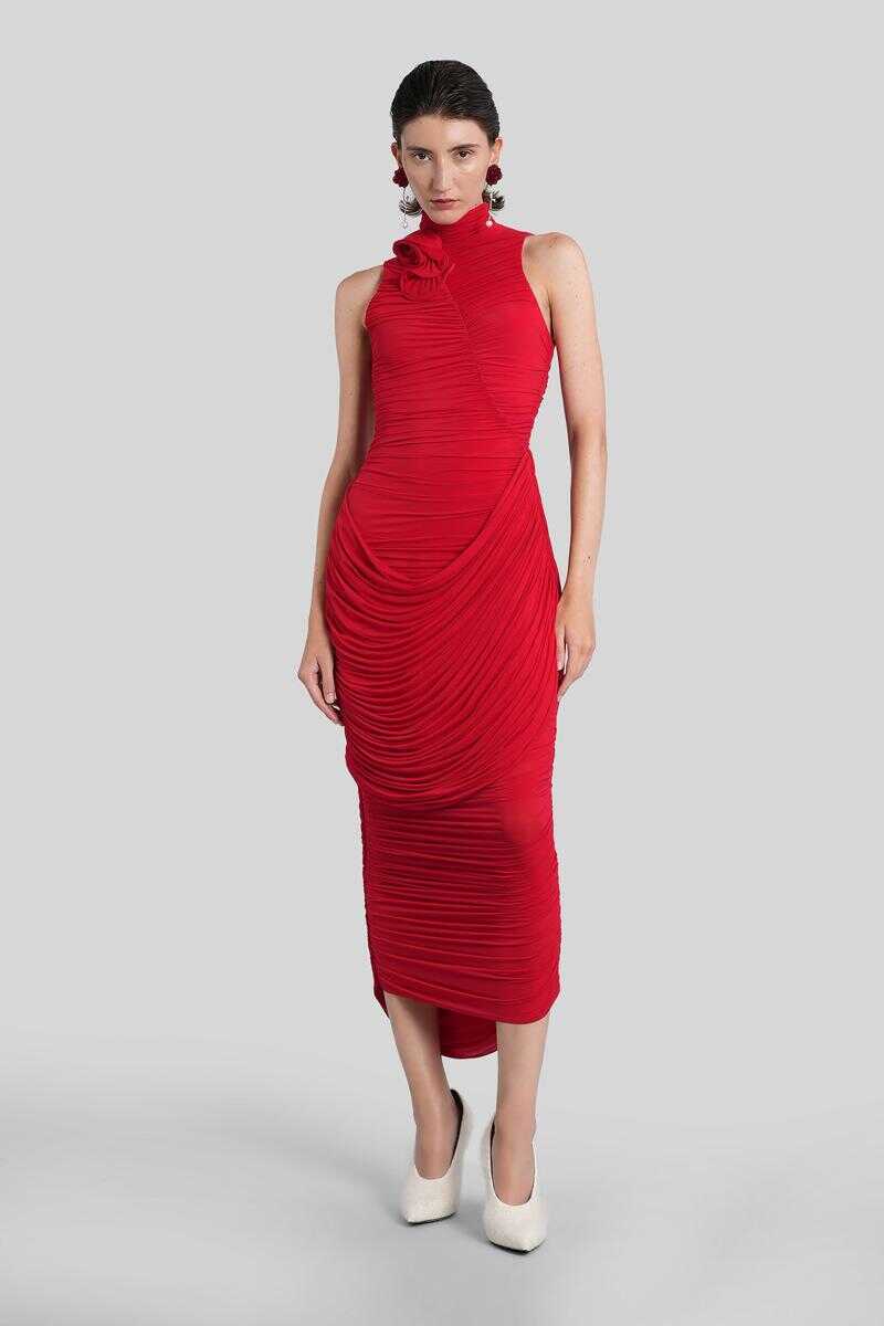 Rochii Magda Butrym Magda Butrym Dress 07 Long Dress RED Femei (BM 18935313) 1