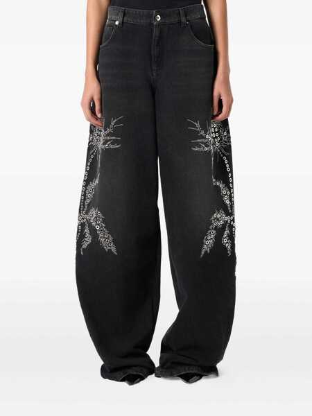 Pantaloni casual Blumarine Blumarine Trousers Black Femei (BM 18935562) 3