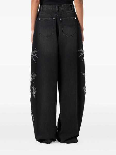Pantaloni casual Blumarine Blumarine Trousers Black Femei (BM 18935562) 5