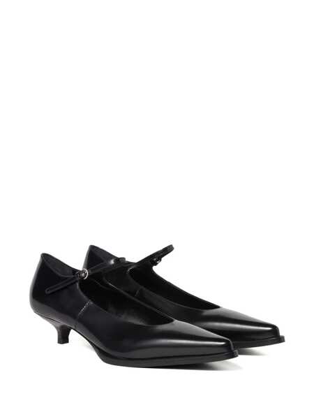 Pantofi cu toc Miu Miu Miu Miu Leather Pumps Black Femei (BM 18935841) 2