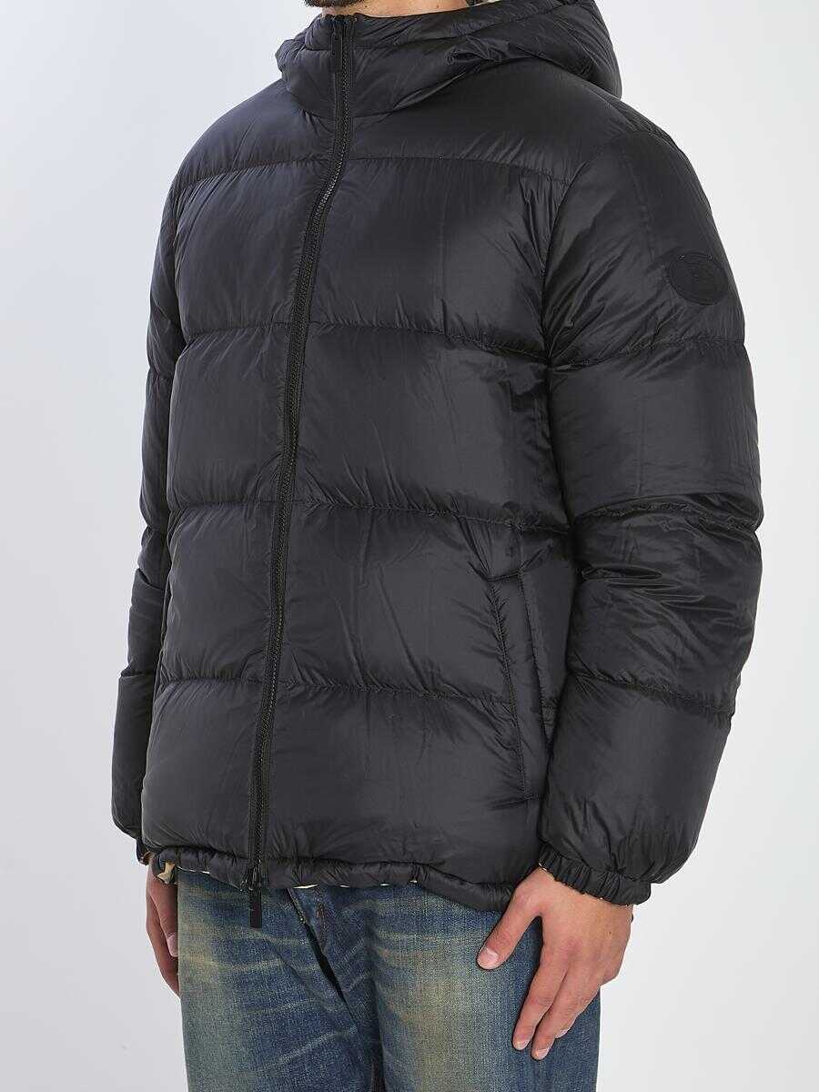 Geci Burberry Reversible Check Puffer Jacket Beige Barbati (BM 18936039) 5