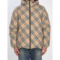 Geci Reversible Check Puffer Jacket Barbati