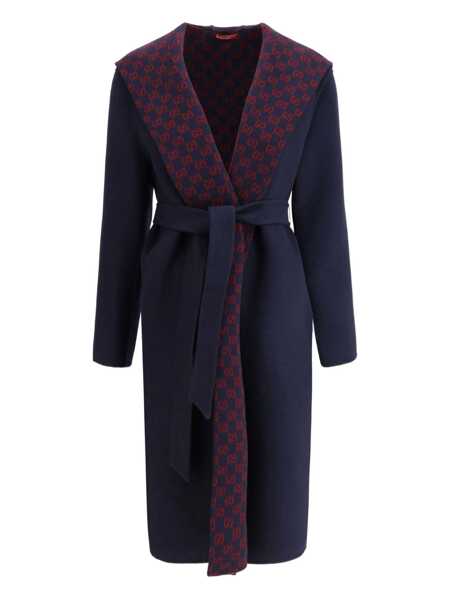 Paltoane Gucci Gucci Coats BLUE Femei (BM 18936354) 1