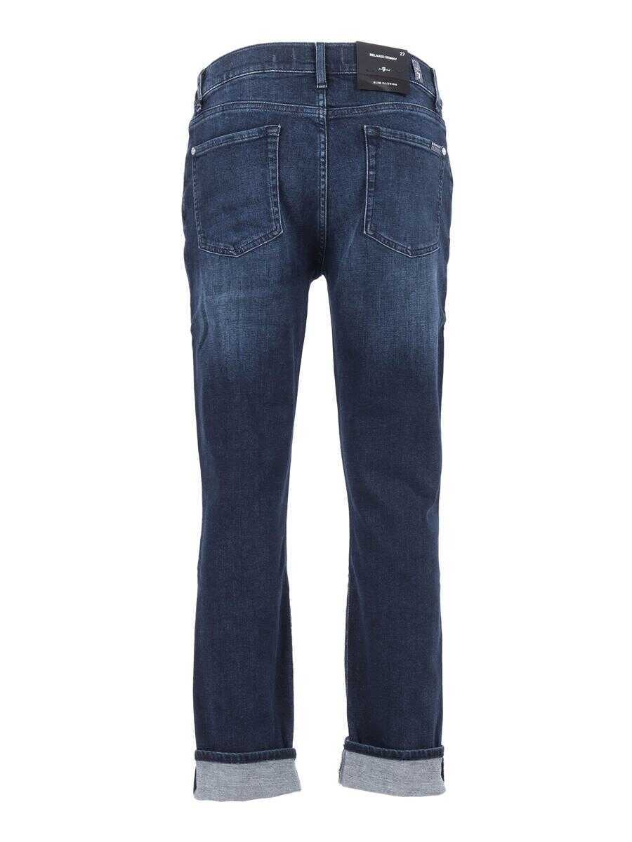 Blugi 7 For All Mankind 7 For All Mankind Jeans BLUE Femei (BM 18936564) 2