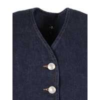 Geci 7 For All Mankind Dama - Geci 7 For All Mankind 7 For All Mankind Vest BLUE Femei (BM 18936579) - B-mall.ro