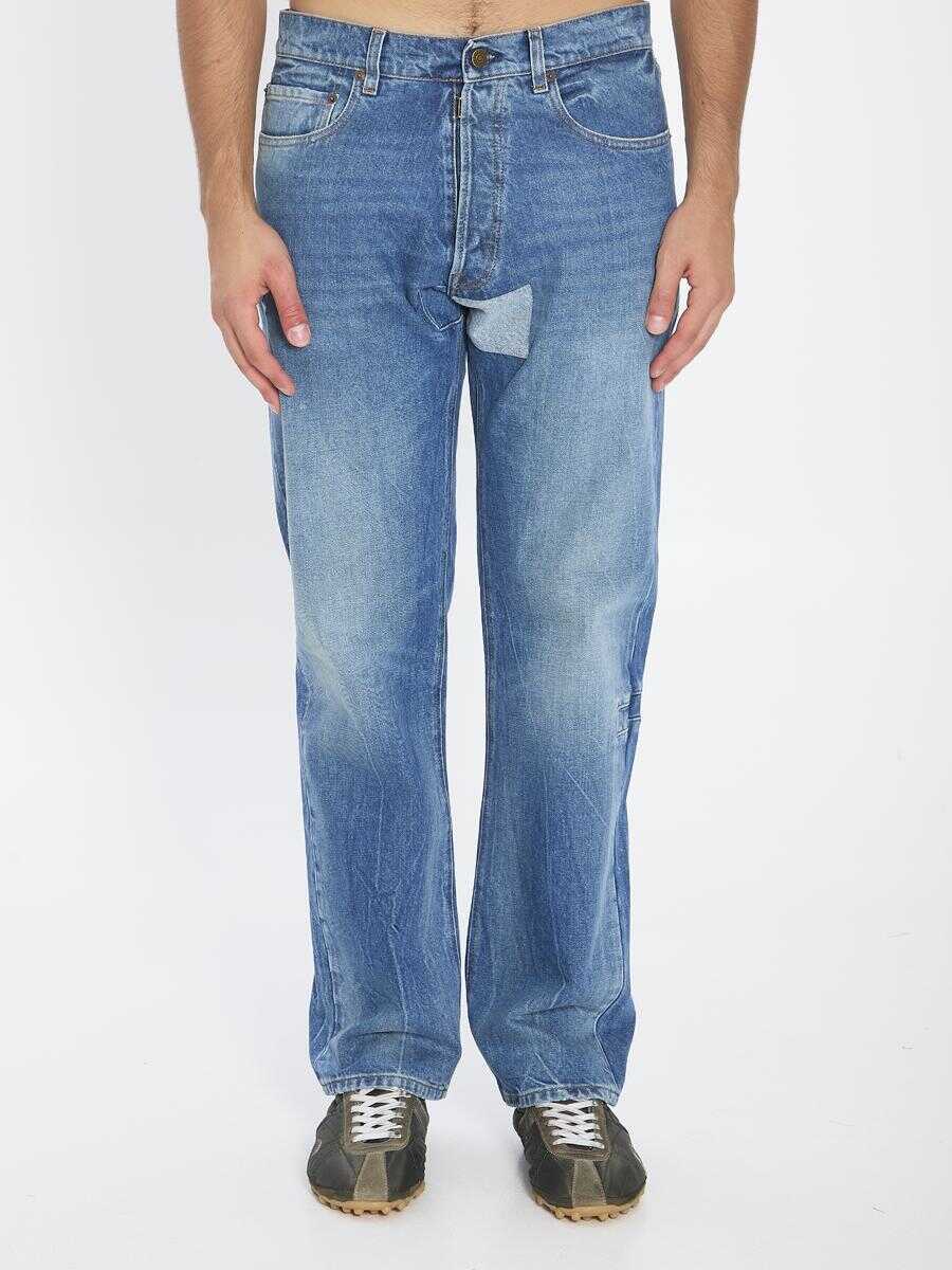 Blugi Maison Margiela Jeans With Patch BLUE Barbati (BM 18936711) 1