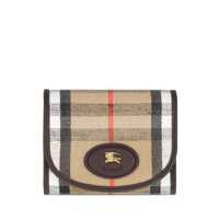 Portofele Burberry Highlands Coated Canvas Wallet Femei