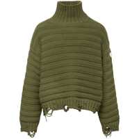 Pulovere MM6 Maison Margiela Distressed Turtleneck Sweater Barbati