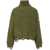 MM6 Maison Margiela MM6 Maison Margiela Distressed Turtleneck Sweater Black