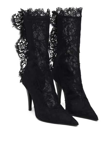 Bocanci Alexander McQueen Alexander McQueen Boots Black Femei (BM 18937143) 2