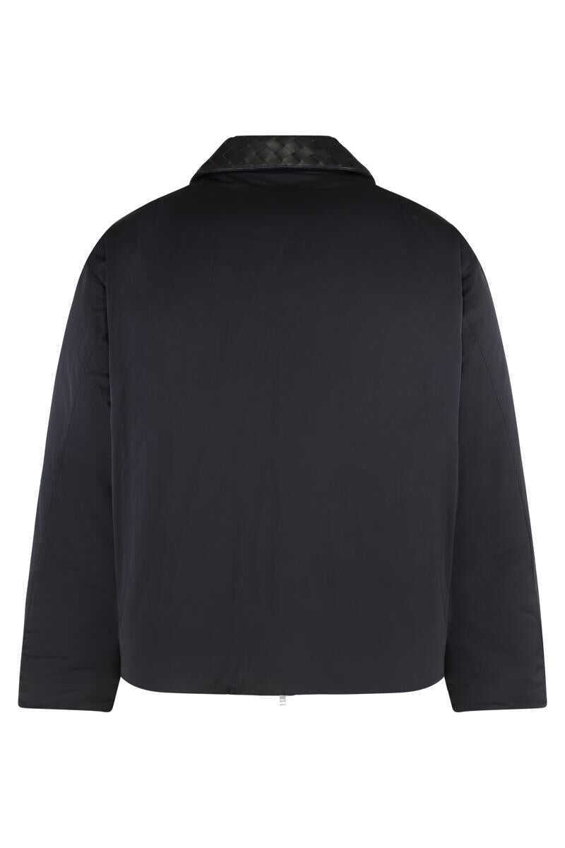 Bomber jacket Bottega Veneta Bottega Veneta Nylon Bomber Jacket Black Barbati (BM 18937158) 2