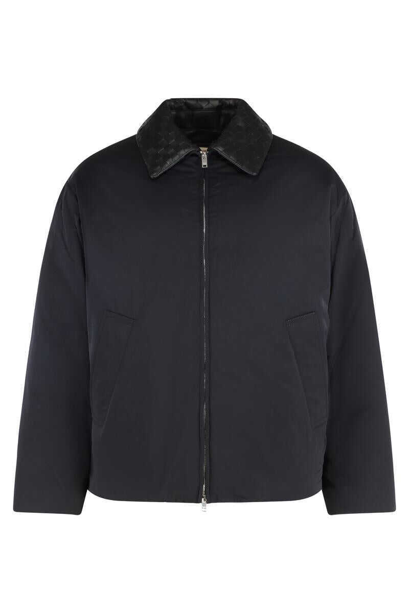 Bomber jacket Bottega Veneta Bottega Veneta Nylon Bomber Jacket Black Barbati (BM 18937158) 1