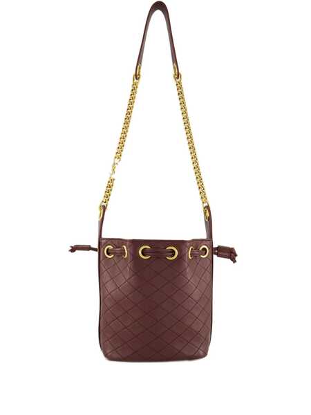 Genti de mana Saint Laurent Saint Laurent Cassandre Leather Bucket Bag RED-PURPLE OR GRAPE Femei (BM 18937176) 1