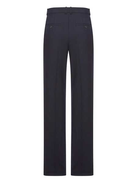 Pantaloni Saint Laurent Saint Laurent Tailored Wool Trousers BLUE Barbati (BM 18937185) 2