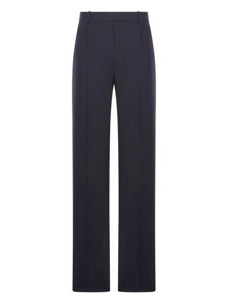 Pantaloni Saint Laurent Saint Laurent Tailored Wool Trousers BLUE Barbati (BM 18937185) 1