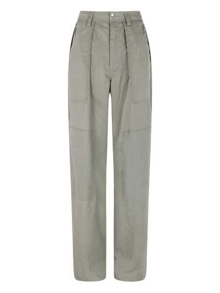 Pantaloni casual RABANNE Rabanne Pants With Pleated Pockets GREEN Femei (BM 18937422) 1