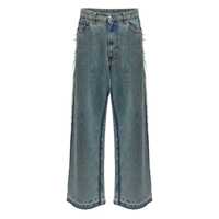 Blugi MM6 Maison Margiela Straight-Leg Jeans With Reverse Barbati