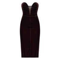 Rochii Tom Ford Midi Dress With Sweetheart Neckline Femei
