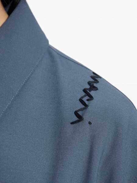 Bomber jacket Marni Marni Logo Bomber Jacket BLUE Barbati (BM 18937659) 5