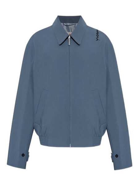 Bomber jacket Marni Marni Logo Bomber Jacket BLUE Barbati (BM 18937659) 1