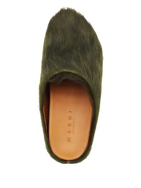 Sandale Marni Marni Footbed Mules GREEN Barbati (BM 18937668) 4