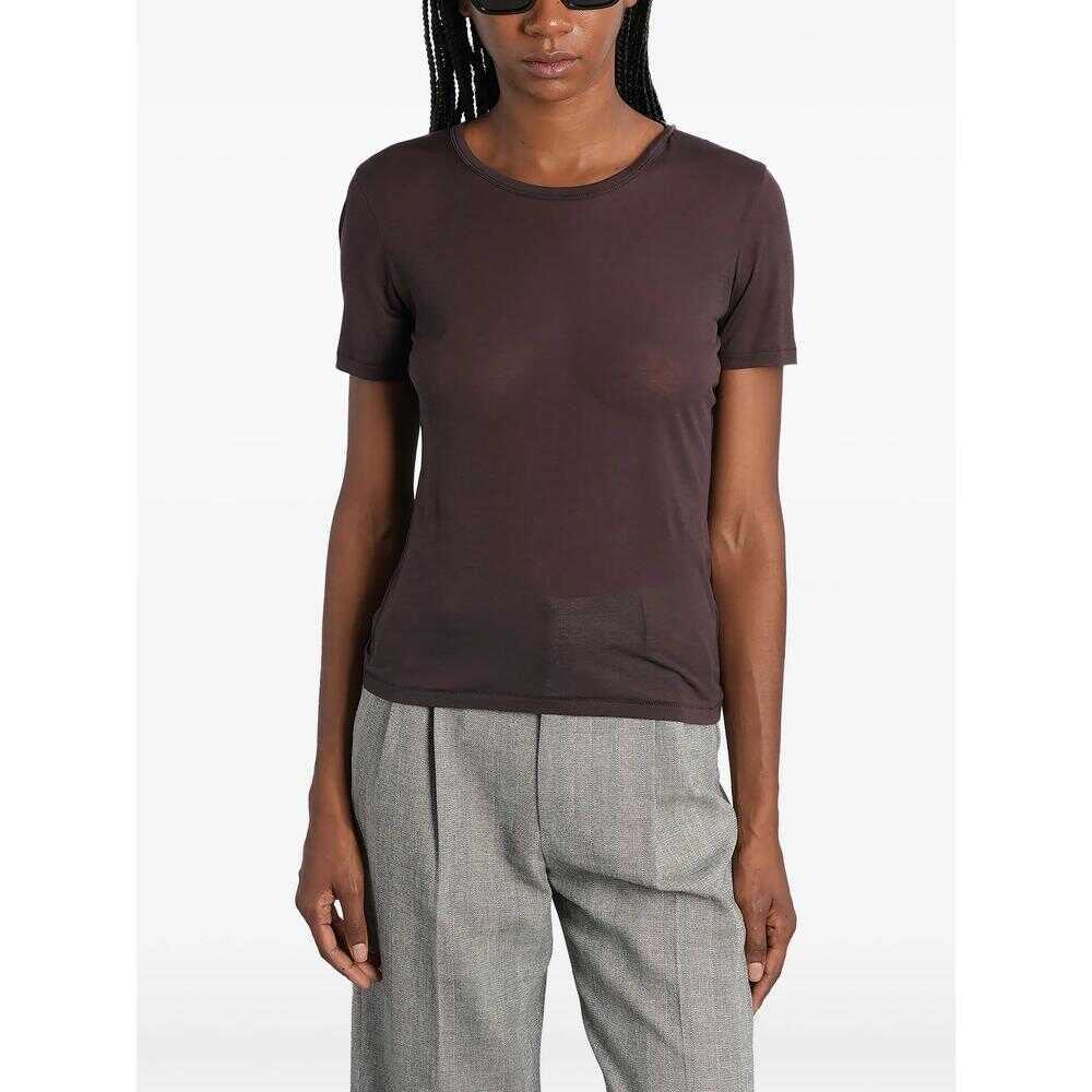 Topuri ANINE BING Anine Bing Tops BROWN Femei (BM 18937830) 1