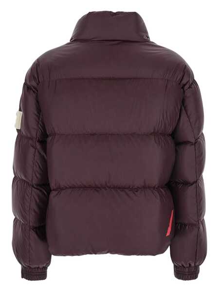 Geci de iarna After Label Bordeaux Down Jacket With Logo Patch On The Sleeve In Tech Fabric Woman Red Femei (BM 18937860) 2