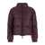 After Label Bordeaux Down Jacket With Logo Patch On The Sleeve In Tech Fabric Woman Red
