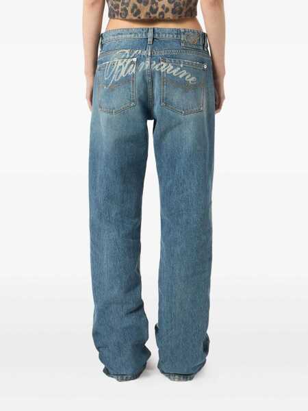 Blugi Blumarine Blumarine Blue Cotton Jeans ICE BLU Femei (BM 18938151) 4