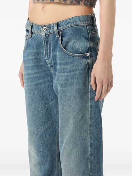 Blugi Blumarine Blumarine Blue Cotton Jeans ICE BLU Femei (BM 18938151) 5