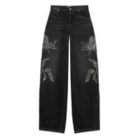 Blugi Blumarine Blumarine Black Cotton Denim Jeans