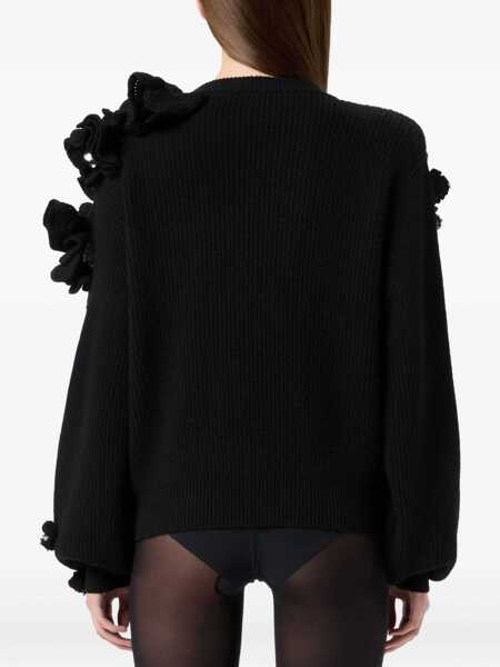 Pulovere Blumarine Blumarine Black Wool Knitwear Black Femei (BM 18938157) 5