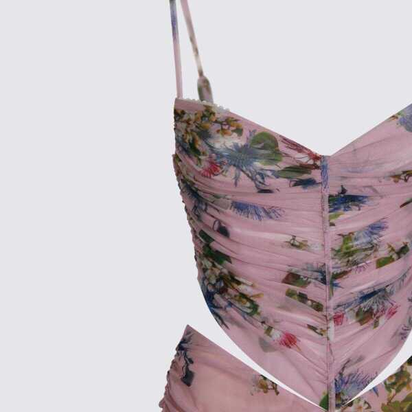 Rochii Blumarine Blumarine Pink And Blue Dress DAHLIA/BRILLIANT BLU Femei (BM 18938172) 3