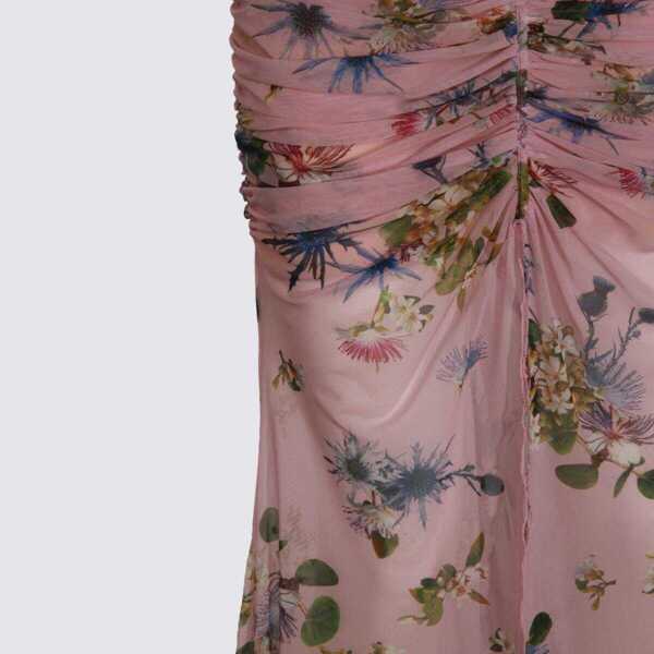 Rochii Blumarine Blumarine Pink And Blue Dress DAHLIA/BRILLIANT BLU Femei (BM 18938172) 4