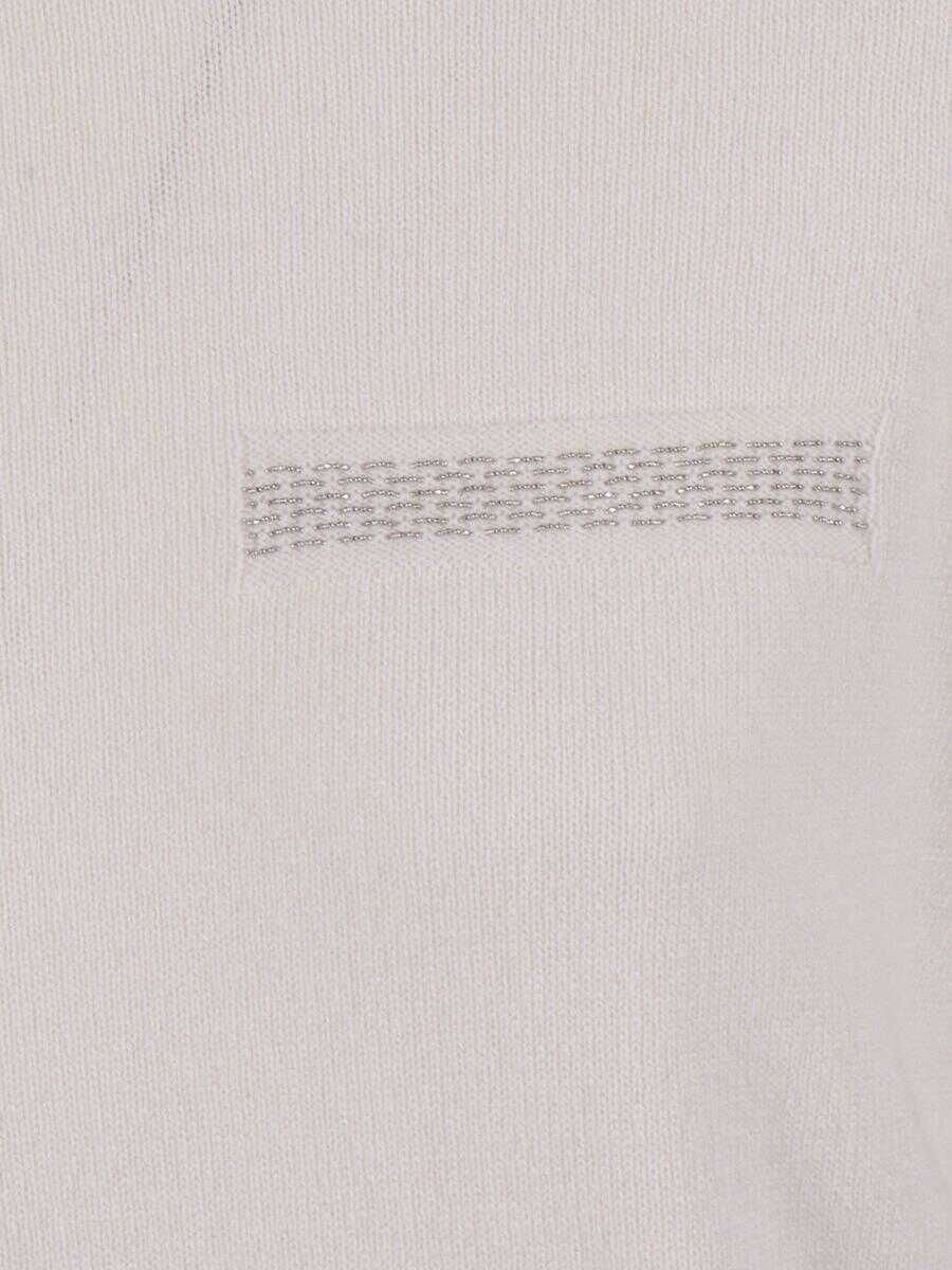 Pulovere Peserico Peserico Girocoll WHITE Femei (BM 18938460) 3