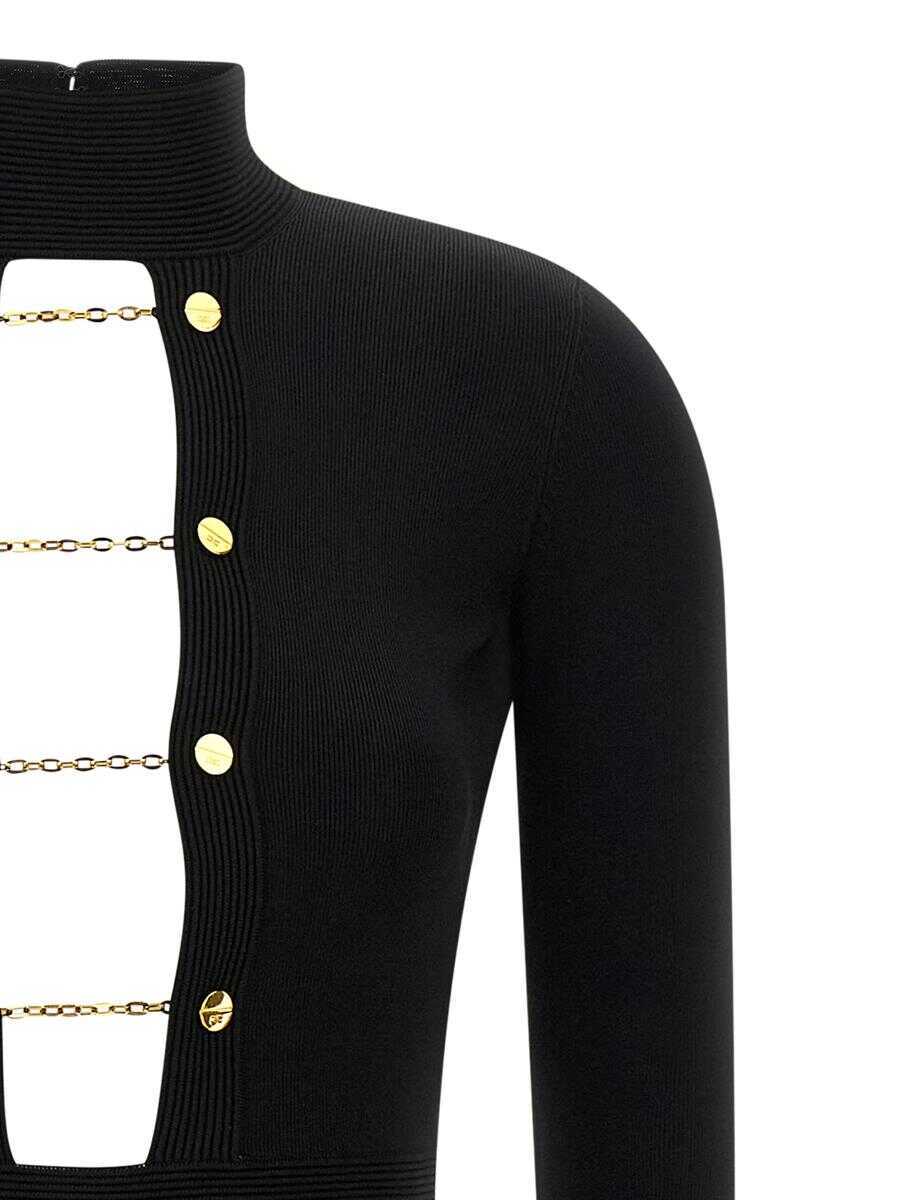 Rochii Elisabetta Franchi Elisabetta Franchi Red Carpet Dress Black Femei (BM 18938904) 3