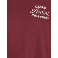 Tricouri AMIRI pentru Barbati - Tricouri AMIRI Bordeaux Crewneck T-Shirt With Logo Lettering On The Front And Maxi Logo Print On The Rear In Cotton Man Red Barbati (BM 18938928) - B-mall.ro
