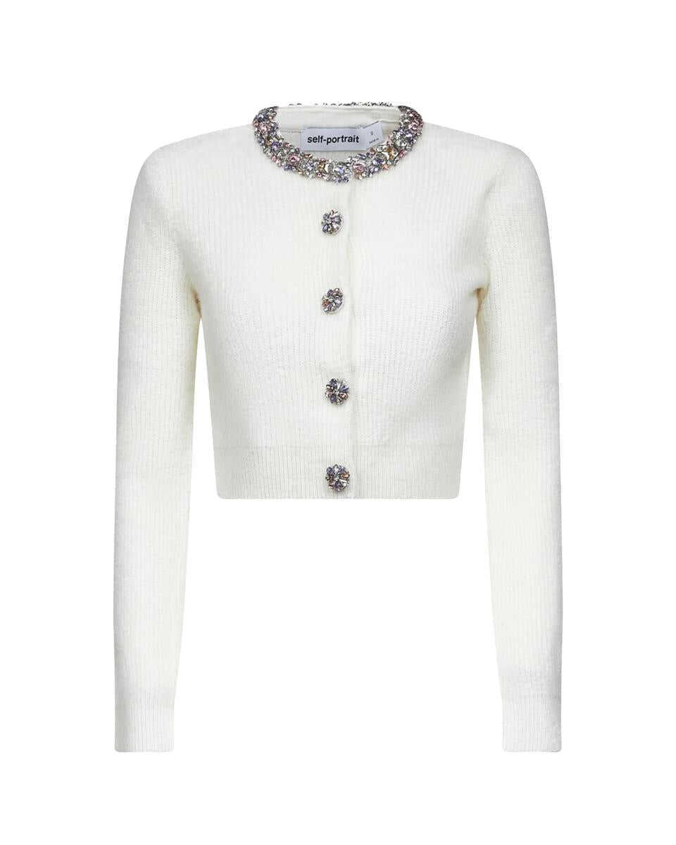 Cardigane Self-Portrait Self-Portrait Cardigan Beige Femei (BM 18939156) 1