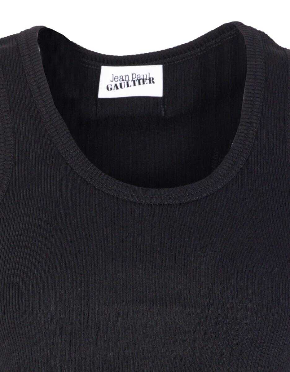 Topuri Jean Paul Gaultier Jean Paul Gaultier Top Black Femei (BM 18939759) 4