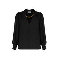 Bluze Elisabetta Franchi Georgette Blouse Femei