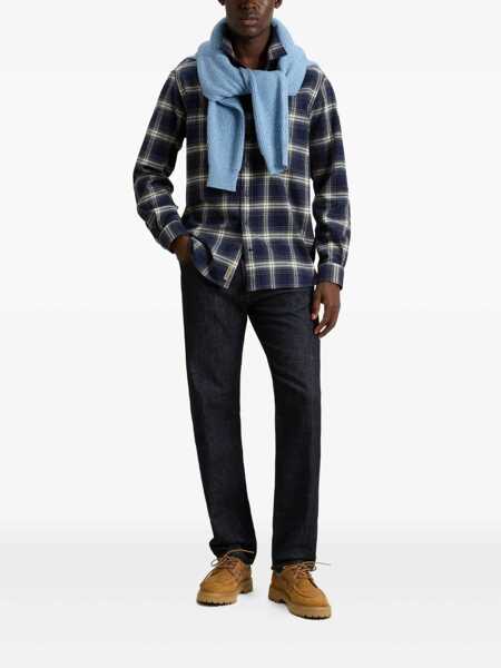 Camasi Woolrich Woolrich Shirts BLUE Barbati (BM 18940038) 2