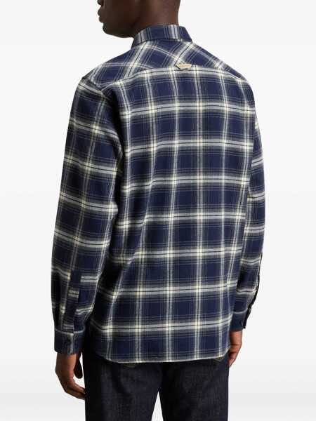 Camasi Woolrich Woolrich Shirts BLUE Barbati (BM 18940038) 4